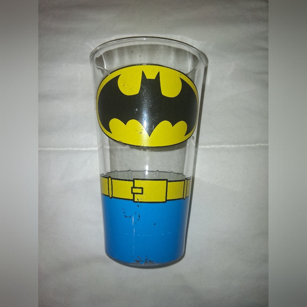 Batman Yellow and Blue Tumbler